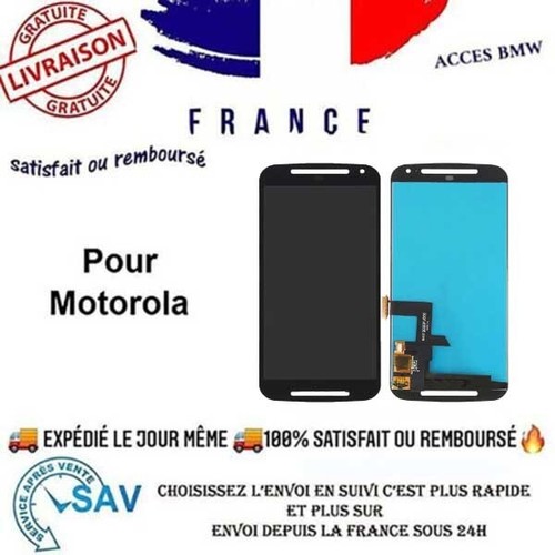 Ecran lcd vitre tactile noir - tactile,