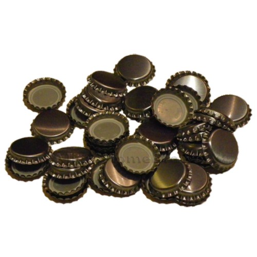 Tappi corona argento bottiglia - tappi,