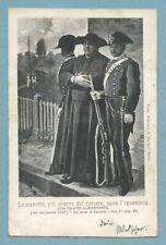 DON DAVIDE ALBERTARIO - Cartolina Originale d'Epoca FP Viaggiata 1901 - POLITICA