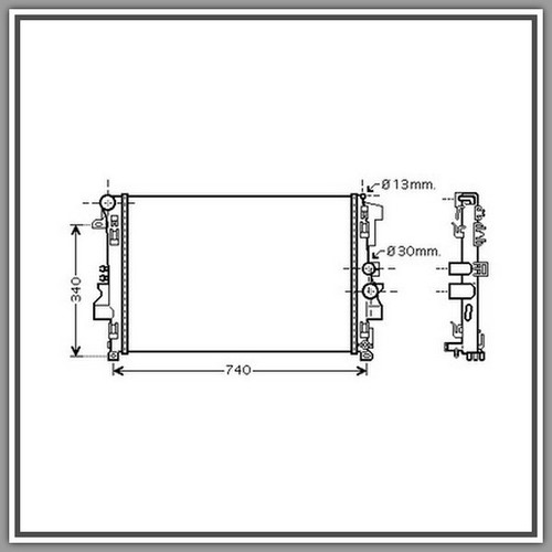 Radiatore mercedes vito - radiatore,