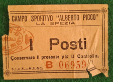 1935 BIGLIETTO CALCIO STADIO