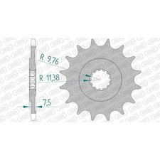 Stahl Ritzel für Brixton Glanville 250 X ABS 2019 520er 15 Zähne