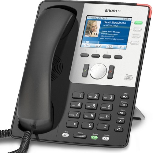 Telefono voip snom 821 nero - voip,