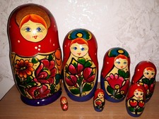 Matrioska Vintage in legno