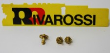 RIVAROSSI SET INGRANAGGI in OTTONE per CARRELLO MOTORE LOCOMOTORI FS  1/80