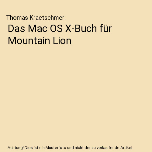 Das mac buch für - mac, x-buch