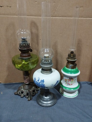 Set tre lampade olio - lampade, a