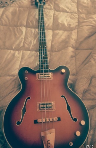 Basso semiacustico gretsch - basso,