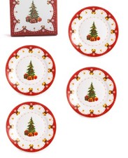 Set 4 Piattini con Albero di