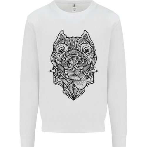 Felpa jumper mandala pitbull - felpa,