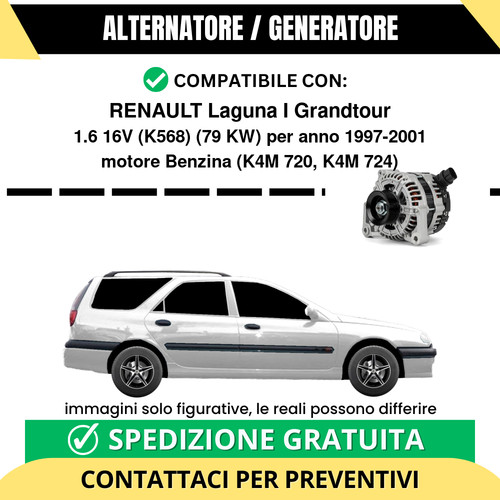 Alternatore renault laguna - alternatore,