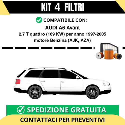 Kit filtri tagliando - filtri,