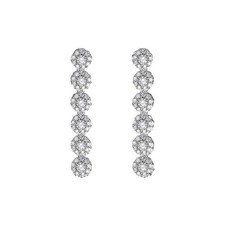 Orecchini Ottaviani rodiati