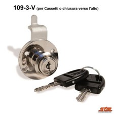 SERRATURA 109-3 Cromata L.20