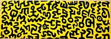 Keith Haring - Raro poster vintage - Formato XXL 150 x 52 cm. anni '90 - 