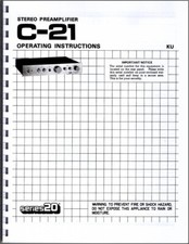 Pioneer C-21 Preamplificatore