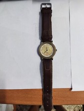 SIECLE PANGEA mappa del mondo laminato oro, meccanismo al quarzo Funzionante.