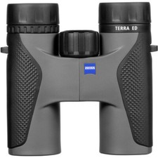 Carl Zeiss Terra ED 8x32 binocolo taglia media grigio/nero (UK stock) nuovo con scatola nuovo