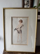 Quadro nudo pin-up vintage