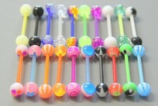 20 x piercing corpo palla