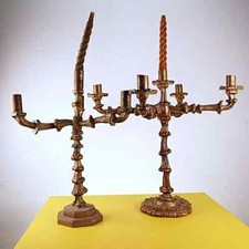 coppia di candelabri vintage