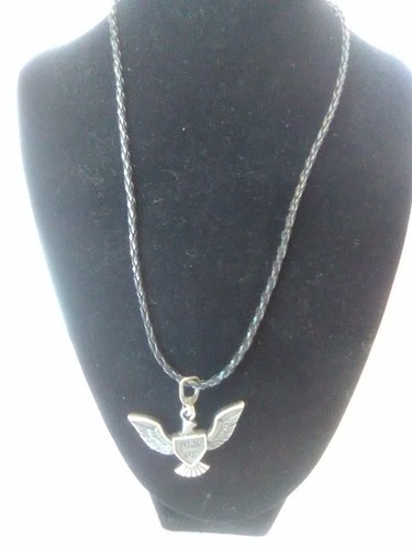 Collana uomo pelle - "black, op"