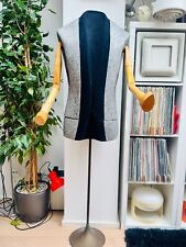 Manichino manichino sartoriale vintage anni 50 busto - forma abito regolabile, industriale