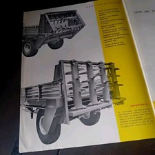 F.LLI BOSSINI SPANDILETAME RIMORCHI CARRI AGRICOLI RETROMARCIA brochure 