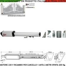 Motore 230 V Corsa 300 MM Cancello Elettrico Ricambio Sbko Compatibile SERAI VDS