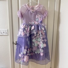 Costume vestito madrigale Disney Store Encanto Isabela Halloween bambina taglia 9-10