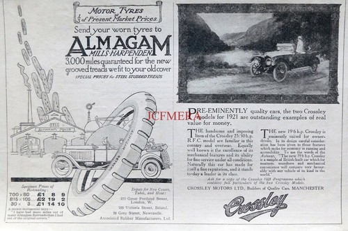 Amalgam mills tyres crossley - amalgam,