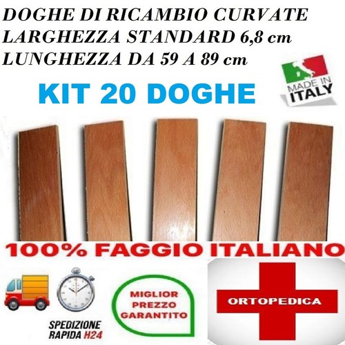 Kit20 doghe ricambio per - doghe, di