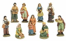 Set 9 Personaggi Pastori