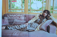 Italian Clipping Ritaglio 2019 CHIARA FRANCINI l'amore socchiuso 4 PAGINE.
