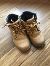 Timberland Pokey Pine, Taglia 25 Giallo (Wheat) Nubuk Bambino, Usate