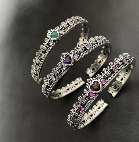 Placcato argento corona - argento, cuore