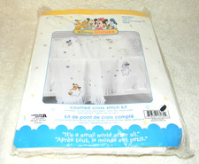 Disney Babies ~ Star Baby Afgan kit punto croce contato n. 113135 ~ Nuovo Sigillato