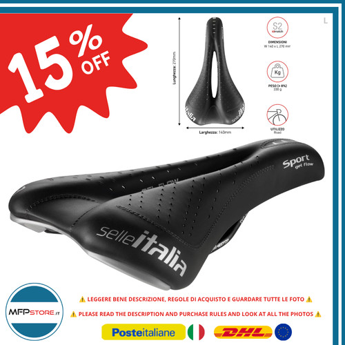 Sella per bici comfort gel - comfort,