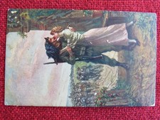 CARTOLINA MILITARE VIAGGIATA WW1 1917 REGGIMENTO BERSAGLIERI REGIO ESERCITO