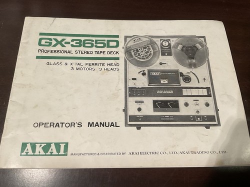 Akai 365d reel tape - to,