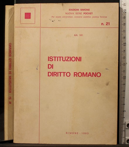Istituzioni diritto romano - istituzioni,