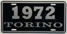 TARGA IN METALLO TORINO 1972