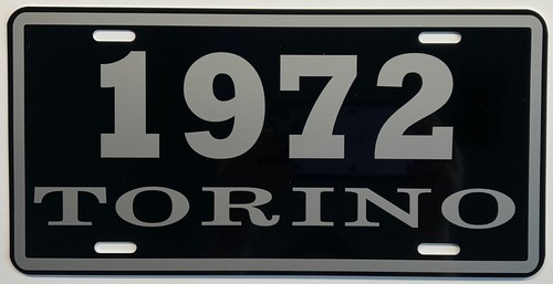 Targa metallo torino 1972 - targa,