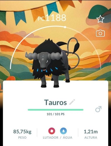 Paldean tauros aqua arraiá - tauros,