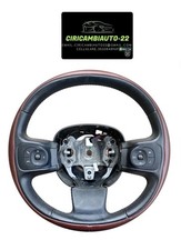 volante sterzo Con Comandi In Pelle Nera E Marrone Fiat 500l Anno 2017 6204725 