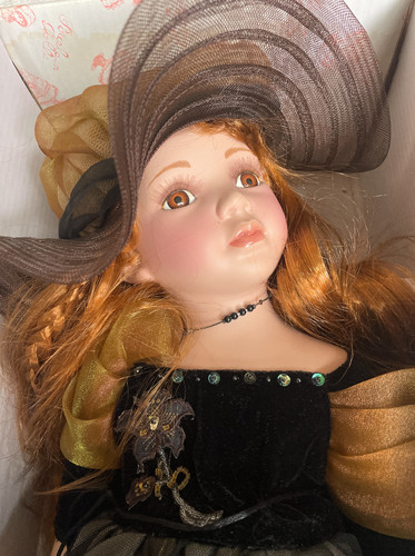 Bambola francese ceramica - in,