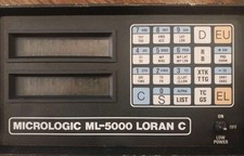 Vintage Marine Navigation Micrologic ML-5000 LORAN C. Came Off 1975 Hardin 45.