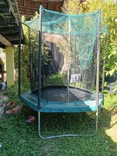 trampolino tappeto elastico in ottime condizioni colore verde nero usato poche v