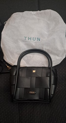 Borsa thun intrecciata nera - thun,