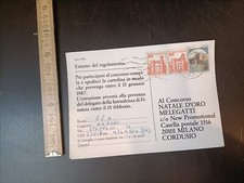 Pubblicitaria affrancatura mista Melegatti menaggio Cordusio storia post -N1.1